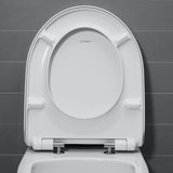 Duravit 0020790000 No.1 Slow-Close Toilet Seat with Cover for 256209 and 218209 Toilets