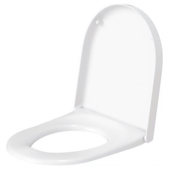 Duravit 0063890000 Starck 3 Rounded Slow-Close Toilet Seat with Cover - White