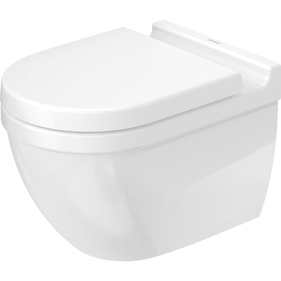 Duravit 2225090092 Starck 3 Wall-Mounted Toilet, Washdown Model, Bowl Only