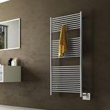 Amba Antus A-2856 Large Dual Purpose Towel Warmer/Radiator with 32 Bars, Brushed Finish