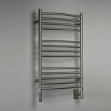 Amba Jeeves CCB Towel Warmer with 13 Curved Bars, Brushed Finish