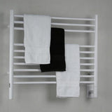 Amba Jeeves KSW Towel Warmer with 10 Straight Bars in White