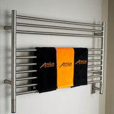 Amba Jeeves LSB Towel Warmer with 10 Straight Bars, Brushed Finish