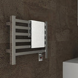 Amba Quadro Q-2016 Dual-Purpose Towel Warmer and Radiator with 6 Bars, Polished Finish