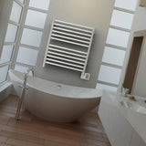 Amba Quadro Q-2833 Dual-Purpose Towel Warmer and Radiator with 12 Bars, Polished Finish