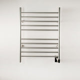 Amba RWH-SB Radiant Hardwired Towel Warmer with 10 Straight Bars, Brushed Finish