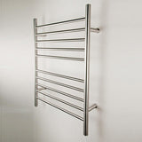 Amba RWP-SB Radiant Plug-in Straight Towel Warmer with 10 Straight Bars, Brushed Finish