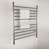 Amba RWP-SB Radiant Plug-in Straight Towel Warmer with 10 Straight Bars, Brushed Finish