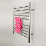 Amba RWP-SP Radiant Plug-in Straight Towel Warmer with 10 Straight Bars, Polished Finish