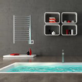 Amba Sirio S-2133 Dual-Purpose Towel Warmer and Radiator in Polished Finish