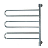 Amba Jill B003 Towel Warmer with 6 Rotating Bars in Brushed Finish