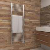 Amba Antus A-2056 Large Dual Purpose Towel Warmer/Radiator with 32 Bars, Brushed Finish