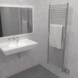 Amba Antus A-2056 Large Dual Purpose Towel Warmer/Radiator with 32 Bars, Polished Finish