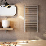 Amba Antus A-2056 Large Dual Purpose Towel Warmer/Radiator with 32 Bars, Polished Finish