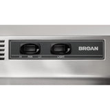 Broan 413004 30" Ductless Under-Cabinet Range Hood, Stainless Steel, ADA Compliant