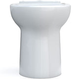 TOTO C776CEFG#01 Drake Elongated Toilet Bowl with CEFIONTECT and Tornado Flush, Cotton White