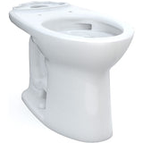 TOTO C776CEFG#01 Drake Elongated Toilet Bowl with CEFIONTECT and Tornado Flush, Cotton White