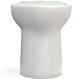 TOTO C776CEFG#11 Drake Elongated Toilet Bowl with CEFIONTECT and Tornado Flush, Colonial White