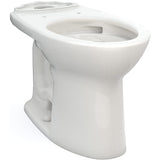 TOTO C776CEFG#11 Drake Elongated Toilet Bowl with CEFIONTECT and Tornado Flush, Colonial White