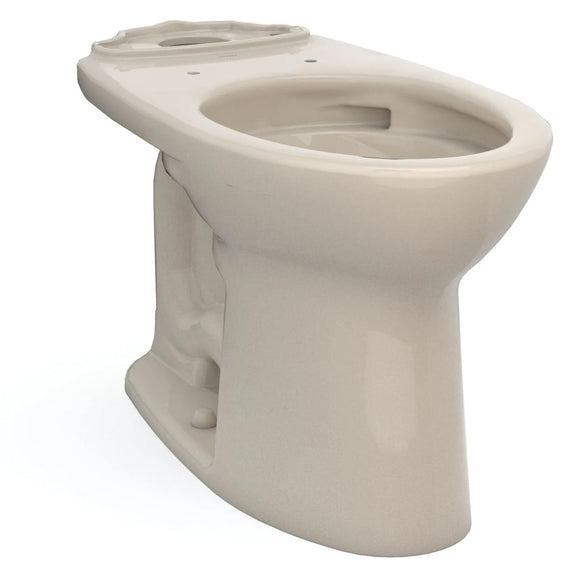 TOTO C776CEG#03 Drake Elongated Tornado Flush Toilet Bowl with CEFIONTECT in Bone Finish