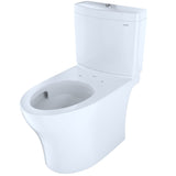 TOTO CST446CEMFGN#01 Aquia IV Universal Height Dual Flush Elongated Two-Piece Toilet, White