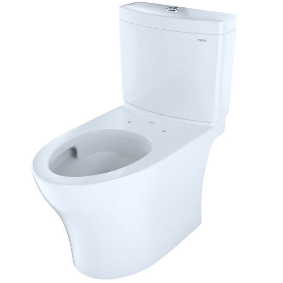 TOTO CST446CEMGN#01 Aquia IV Regular Height Dual Flush Elongated Two-Piece Toilet, White