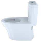 TOTO CST446CEMFGN#01 Aquia IV Universal Height Dual Flush Elongated Two-Piece Toilet, White