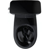 TOTO CST775CSF#51 Drake Two-Piece Black Rounded Toilet with 1.6 GPF Tornado Flush, Ebony Finish