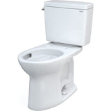 TOTO CST776CEFG.10#01 Drake Two-Piece Elongated Toilet with 1.28 GPF Tornado Flush, 10" Rough-in, Cotton White