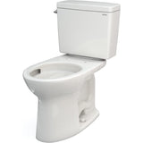 TOTO CST776CEFG#11 Drake Two-Piece Elongated Toilet with 1.28 GPF Tornado Flush, 12" Rough-in, Colonial White