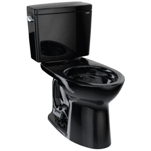 TOTO CST776CEF#51 Drake Two-Piece Elongated Toilet with 1.28 GPF Tornado Flush, 12" Rough-in, Ebony (Black)