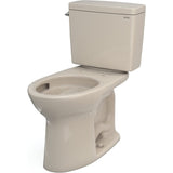 TOTO CST776CEG#03 Drake Two-Piece Elongated Toilet with CeFiONtect and 1.28 GPF Tornado Flush, Bone Finish