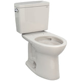 TOTO CST776CEG#12 Drake Two-Piece Elongated Toilet with CeFiONtect and 1.28 GPF Tornado Flush, Sedona Beige