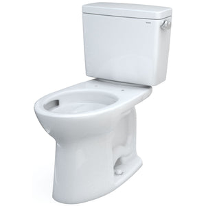 TOTO CST776CERG#01 Drake 2-Piece Elongated Toilet with CeFiONtect and 1.28 GPF Tornado Flush, Right-Hand Lever