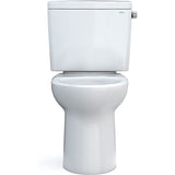 TOTO CST776CERG#01 Drake 2-Piece Elongated Toilet with CeFiONtect and 1.28 GPF Tornado Flush, Right-Hand Lever