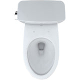 TOTO CST776CSFG#01 Drake Two-Piece Elongated 1.6 GPF Universal Height Toilet with CEFIONTECT and Tornado Flush, Cotton White