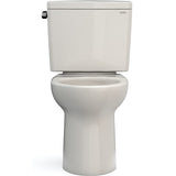 TOTO CST776CSFG#12 Drake Two-Piece Elongated 1.6 GPF Universal Height Toilet with CEFIONTECT and Tornado Flush in Sedona Beige