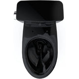 TOTO CST776CSF#51 Drake Two-Piece Elongated Black Toilet with 1.6 GPF Tornado Flush, Ebony Finish