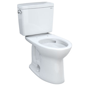 TOTO CST776CSG#01 Drake Two-Piece Elongated Toilet with 1.6 GPF Tornado Flush, Cotton White