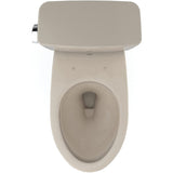 TOTO CST776CSG#03 Drake Two-Piece Elongated Standard Height Toilet with CeFiONtect and 1.6 GPF Tornado Flush, Bone Finish