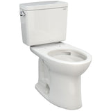 TOTO CST776CSG#11 Drake Two-Piece Elongated Standard Height Toilet with CeFiONtect and 1.6 GPF Tornado Flush, Colonial White