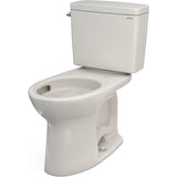 TOTO CST776CSG#12 Drake Two-Piece Elongated Standard Height Toilet with CeFiONtect and 1.6 GPF Tornado Flush, Sedona Beige