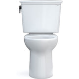 TOTO CST786CEFG#01 Drake Two-Piece Elongated 1.28 GPF Universal Height Toilet, Cotton White