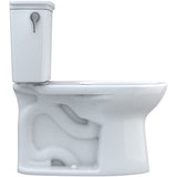 TOTO CST786CEFG#01 Drake Two-Piece Elongated 1.28 GPF Universal Height Toilet, Cotton White