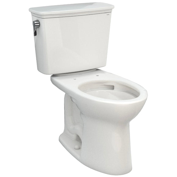 TOTO CST786CEG#11 Drake Transitional Two-Piece Elongated 1.28 GPF Toilet with CeFiONtect, Colonial White