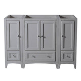 Fresca FCB20-122412GR Oxford 48" Grey Traditional Bathroom Cabinets