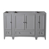 Fresca FCB20-123012GR Oxford 54" Grey Traditional Bathroom Cabinets