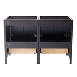 Fresca FCB20-2424ES Oxford 48" Espresso Traditional Double Sink Bathroom Cabinets