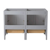 Fresca FCB20-2424GR Oxford 48" Grey Traditional Double Sink Bathroom Cabinets