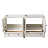 Fresca FCB20-3030AW Oxford 59" Antique White Traditional Double Sink Bathroom Cabinets